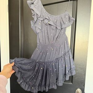 Like New Buddy Love One Shoulder Ruffle Dress